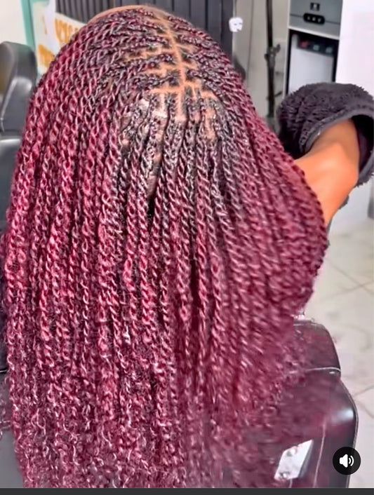 Afro Kinky Human Hair 14 inches (Colour #99J)