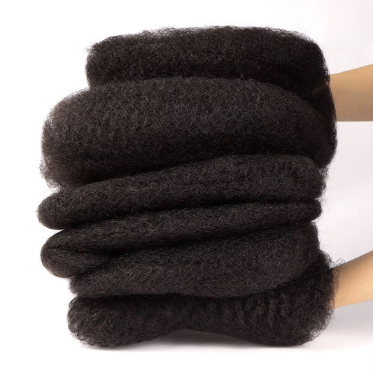 Afro Kinky Human Hair 16 inches (Natural Black)
