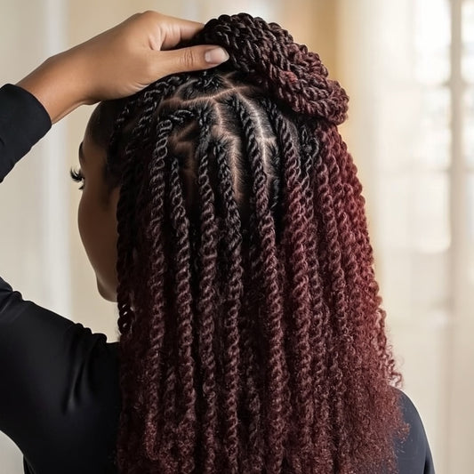 Afro Kinky Human Hair 14 inches (Colour #99J)