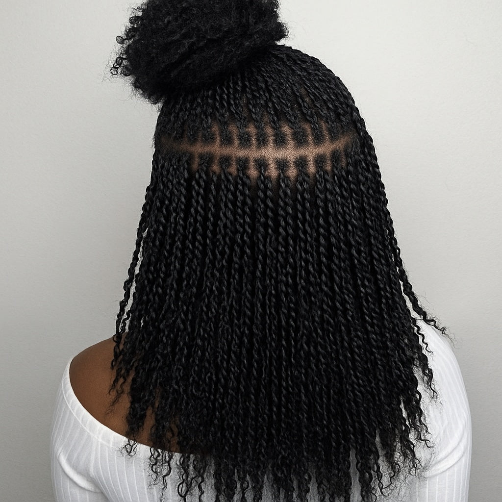 Afro Kinky Human Hair 14 inches (Natural Black)