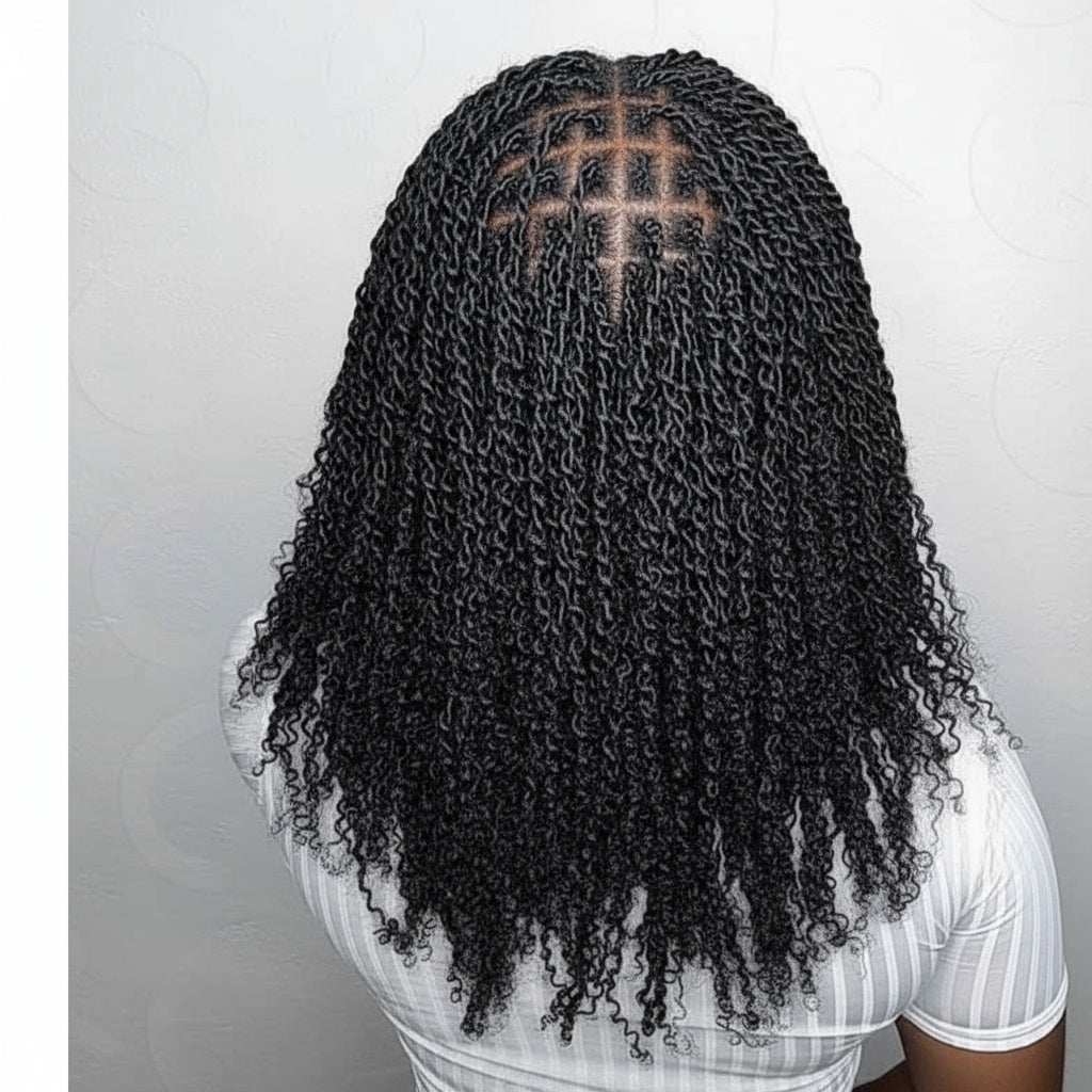 Afro Kinky Human Hair 14 inches (Natural Black)