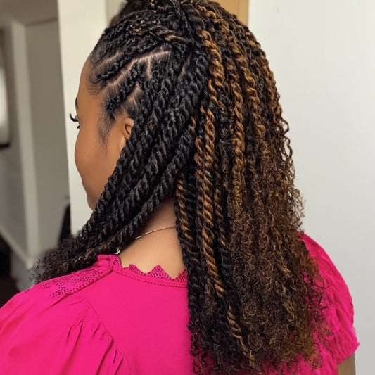 Afro Kinky Human Hair 14 inches (Colour #33)